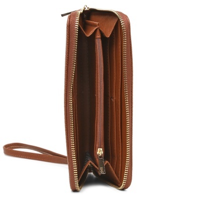 Carteira&#x20;Santa&#x20;Lolla&#x20;Risco&#x20;Feminina-Caramelo