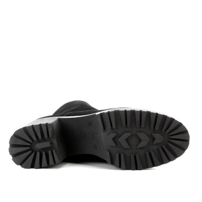 Bota Coturno Zatz Tratorada Feminina - Preto