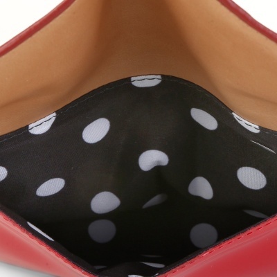 Carteira Clutch Loucos & Santos Envelope Verniz - Vermelho