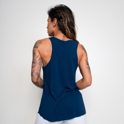CAMISETA FITNESS VISCOLYCRA DREAM - AZUL