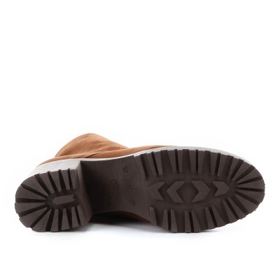 Bota Coturno Zatz Tratorada Feminina - Caramelo