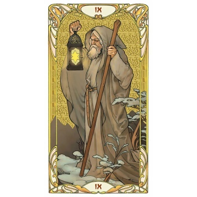 Golden Art Nouveau Tarot - Grand Trumps