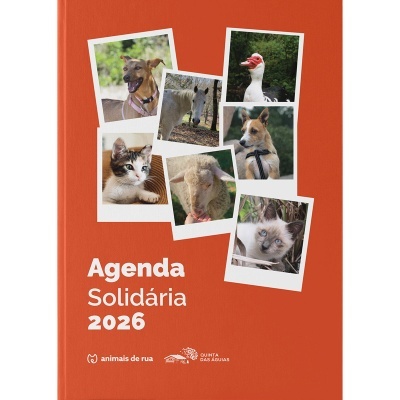Agenda Solidária 2026 - Animais de Rua Agenda Solidária 2026 - Animais de Rua