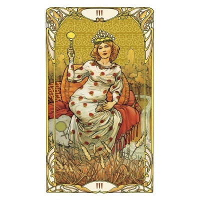 Golden Art Nouveau Tarot (Mini) Golden Art Nouveau Tarot (Mini)