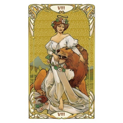 Golden Art Nouveau Tarot (Mini) Golden Art Nouveau Tarot (Mini)