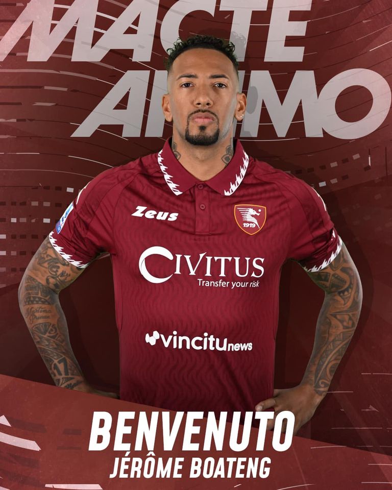 JÈRÔME BOATENG reforça SALERNITANA
