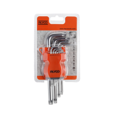 Jogo 9 Chaves Torx Inviolaveis Longas